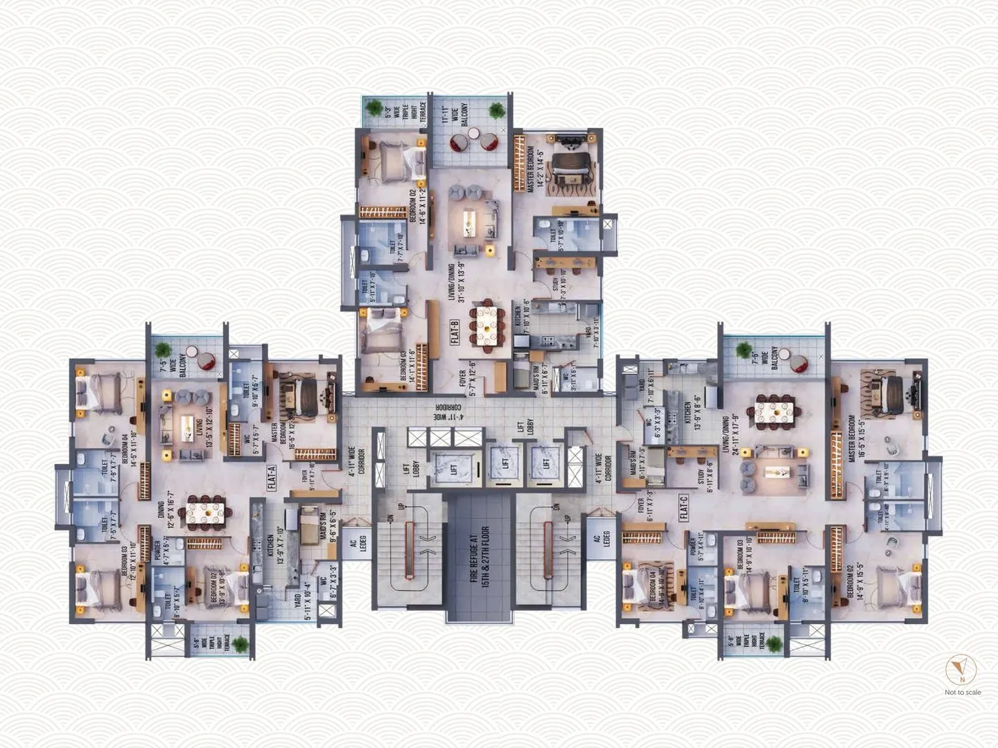 Typical floor plan