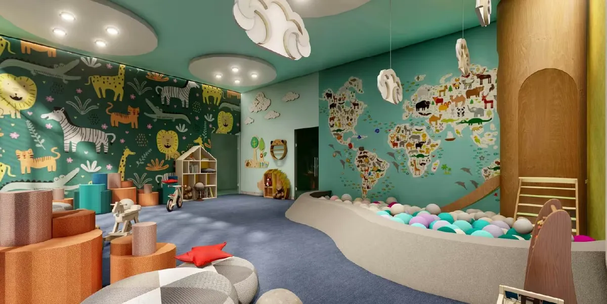 Children's indoor play zone