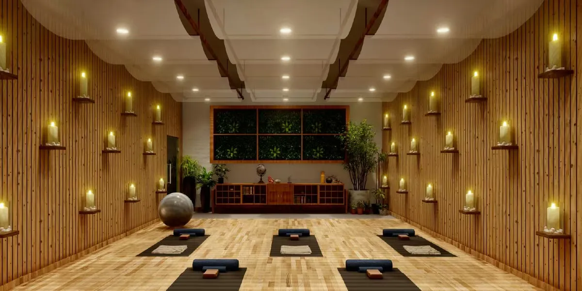 Yoga and meditation studio