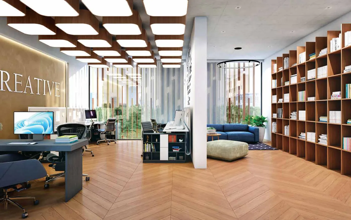 Library cum business centre