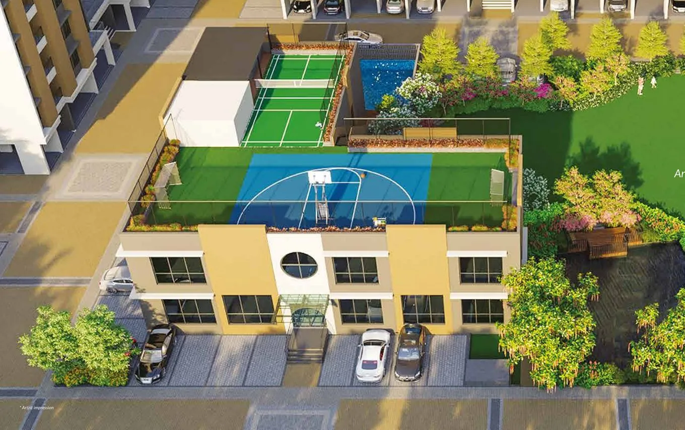 Club Chlorophyll with rooftop badminton and multipurpose courts