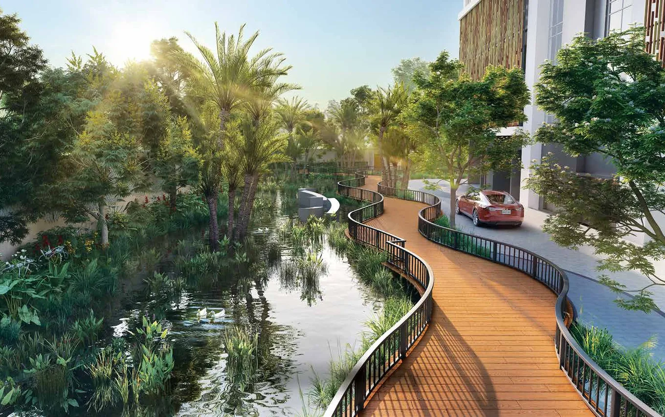 Waterside pathway