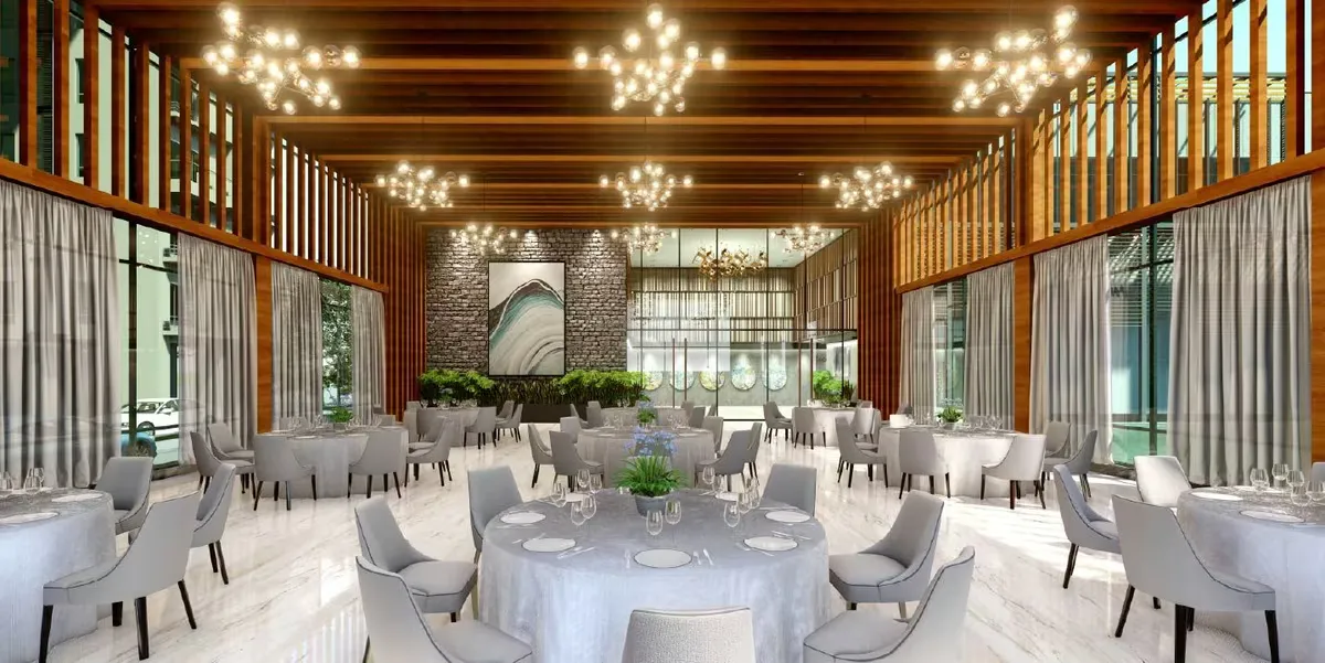 Air-conditioned banquet hall