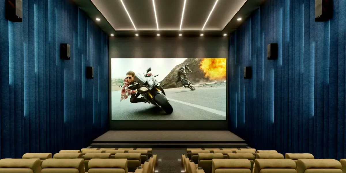 Mini theatre with tiered seating