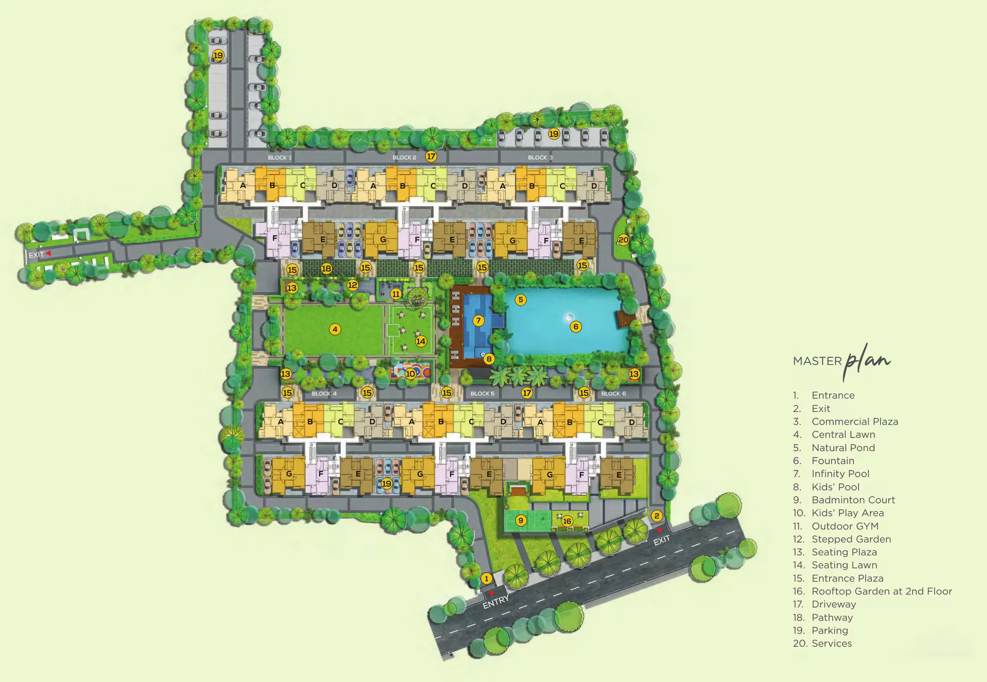DTC Good Earth master plan with legend